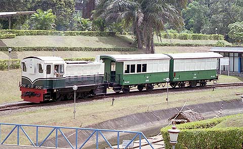 Taman Mini demonstration train
