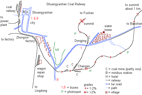 Shuangyashan map