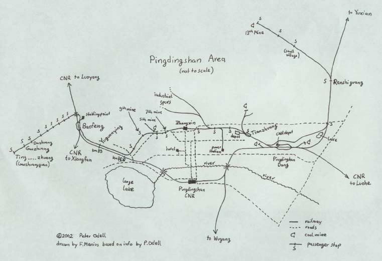 Pingdingshan Sketch Map