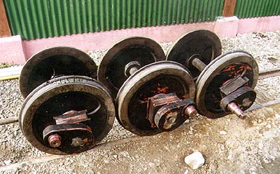 the offending wheels and axles