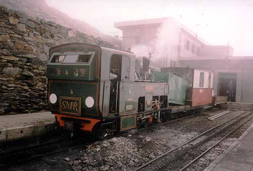 First successful trip to the summit, within 2 days it was on passenger trains.