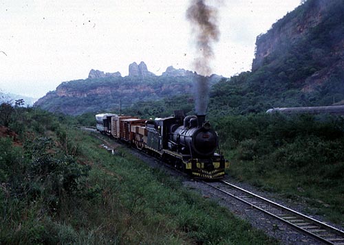Ferroviaria Oriental, 796 NB 2-8-2 1911 Ex Belgrano at El Porton, Bolivia, 2.11.98