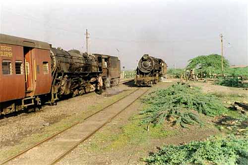Passing trains